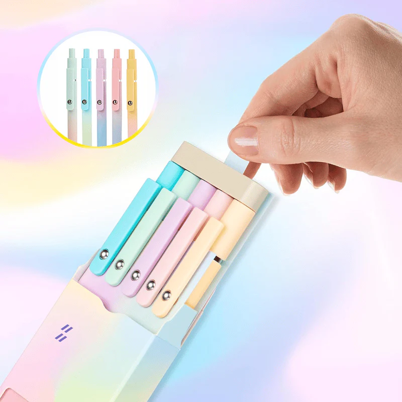Color Push-Up Quick Dry Neutral Pen (5 PCS) - Image 2