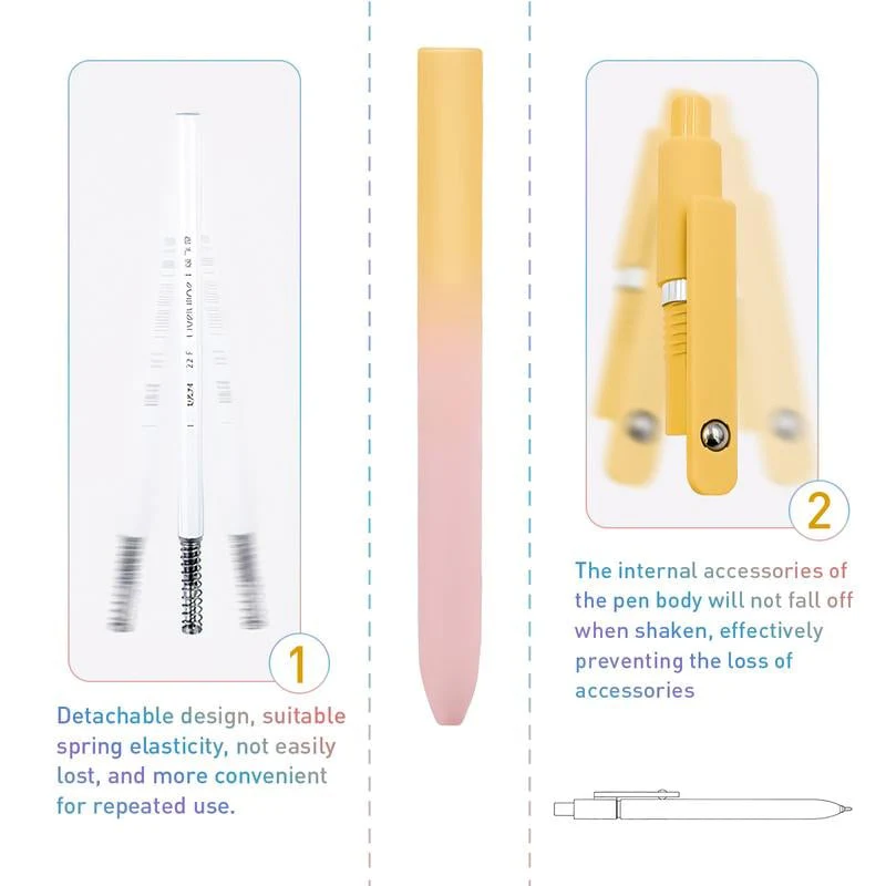 Color Push-Up Quick Dry Neutral Pen (5 PCS) - Image 4