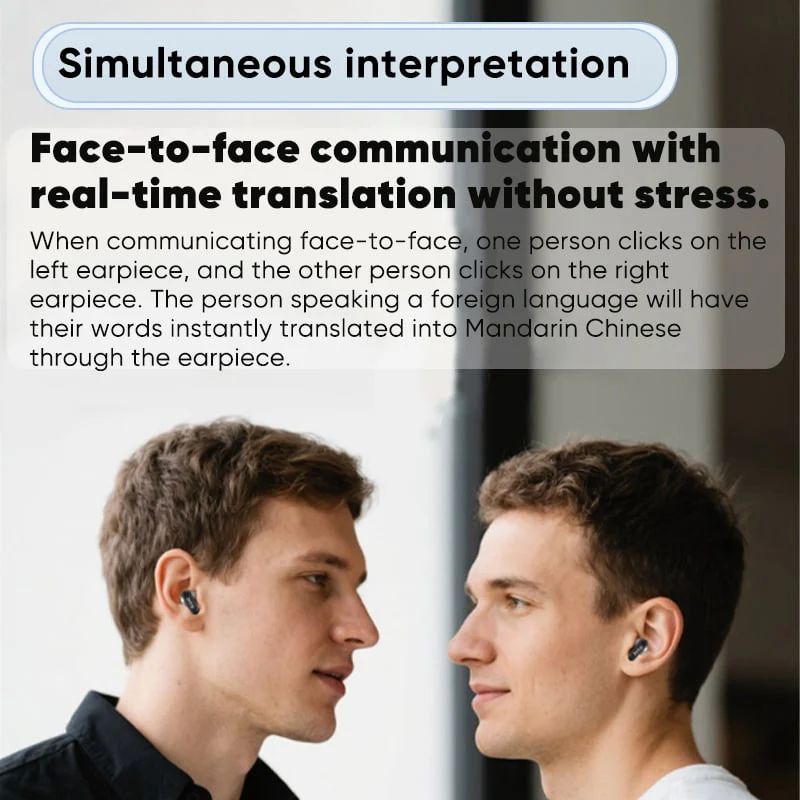 Color screen noise-canceling translation headphones - Image 4