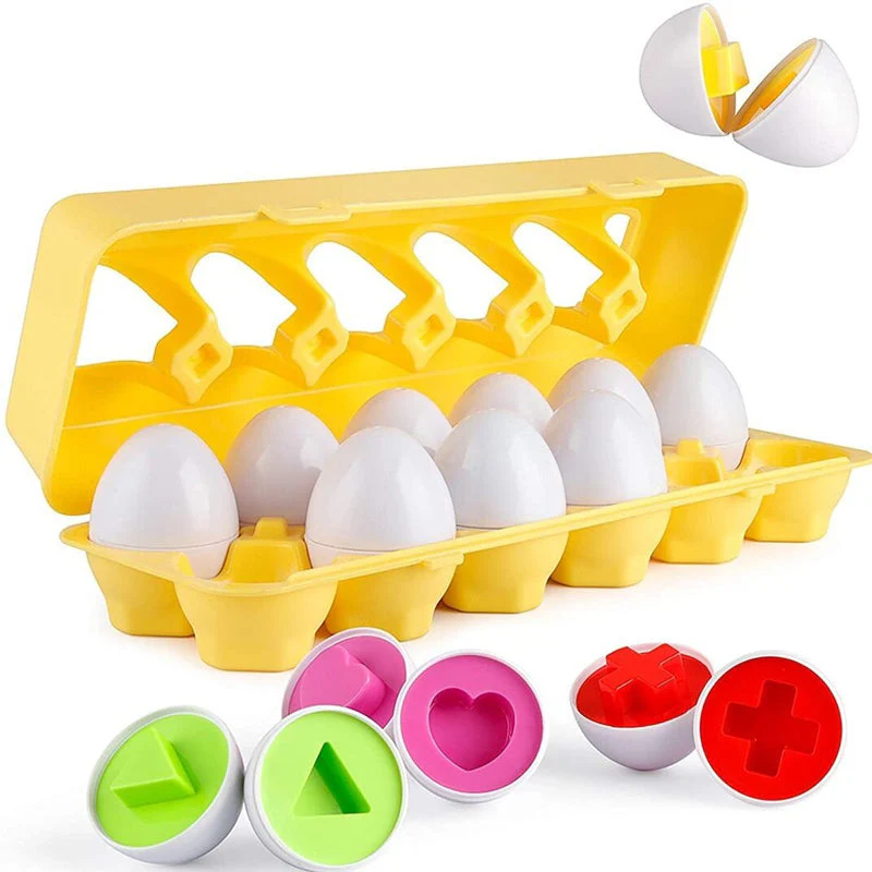 Color & Shapes Matching Egg Set - Image 11