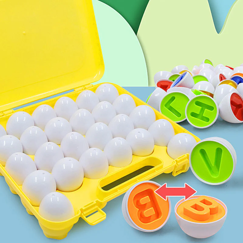 Color & Shapes Matching Egg Set - Image 3