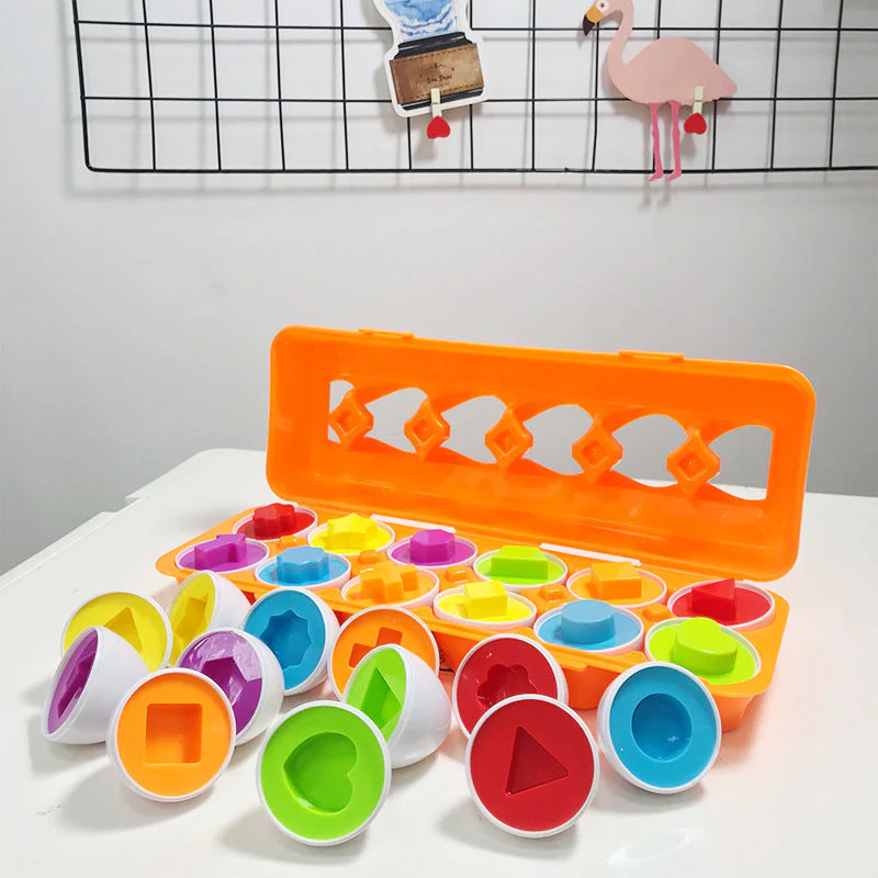 Color & Shapes Matching Egg Set - Image 4