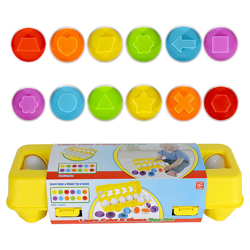 Color & Shapes Matching Egg Set - Image 8