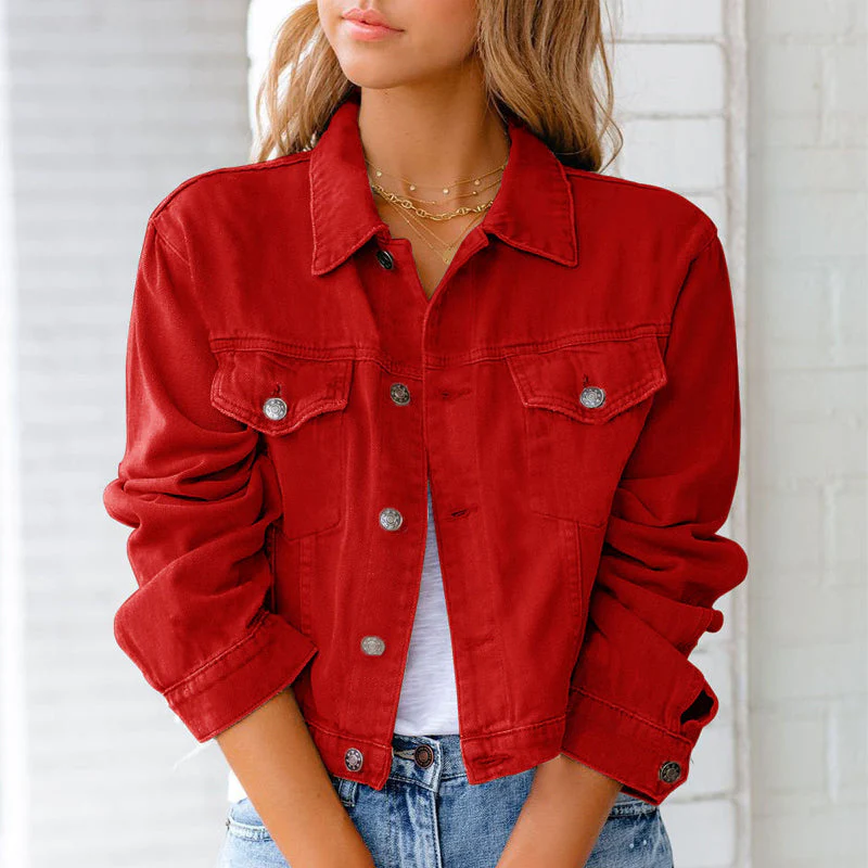Colorful Denim Jacket - Image 10