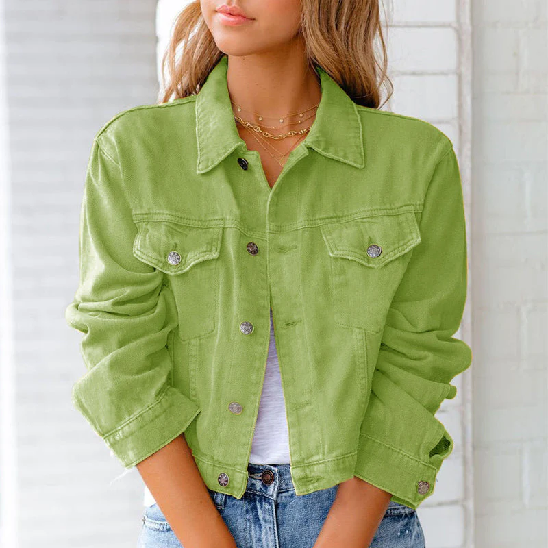 Colorful Denim Jacket - Image 6