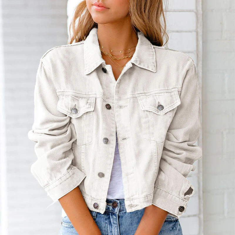 Colorful Denim Jacket - Image 7