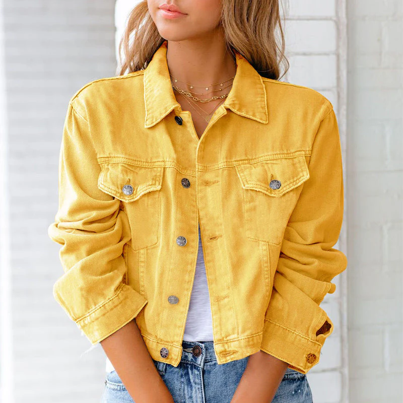 Colorful Denim Jacket - Image 9