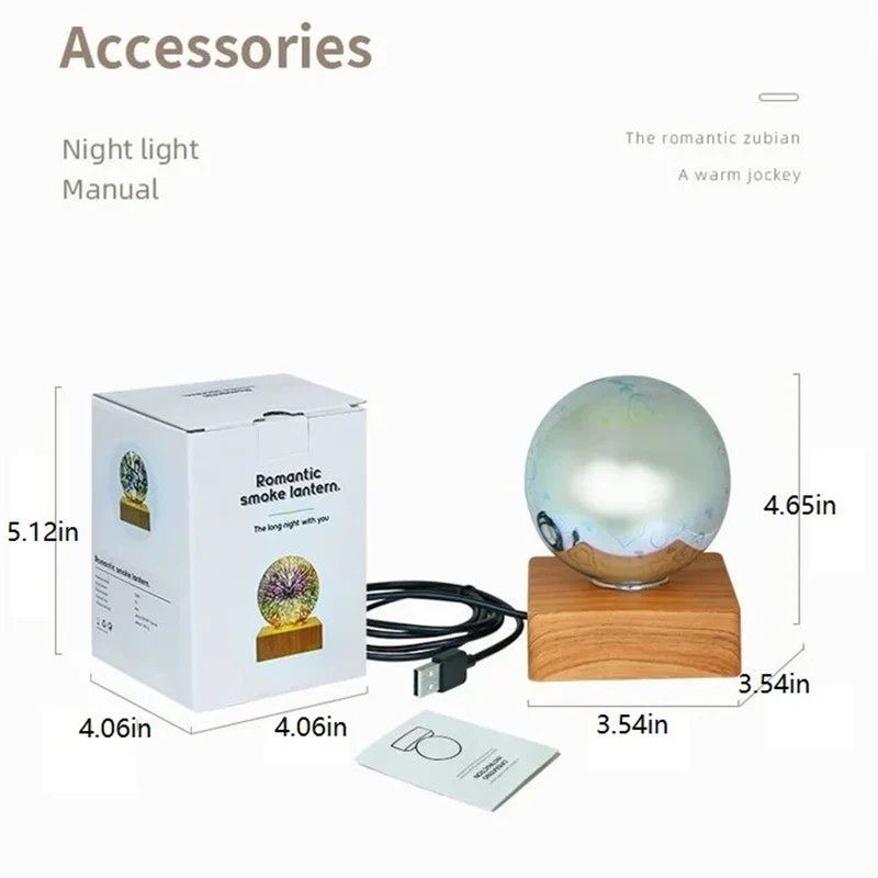 Colorful LED Crystal Ball Night Lamp - Image 10