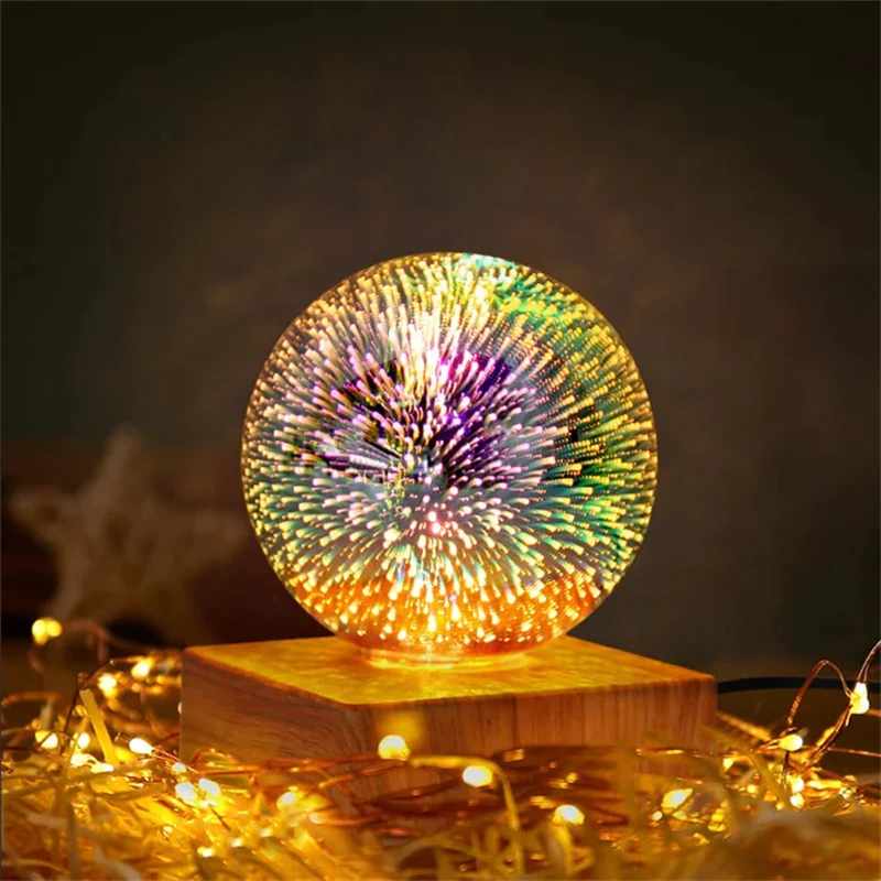 Colorful LED Crystal Ball Night Lamp - Image 6