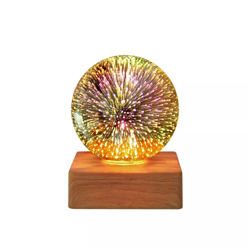 Colorful LED Crystal Ball Night Lamp - Image 7