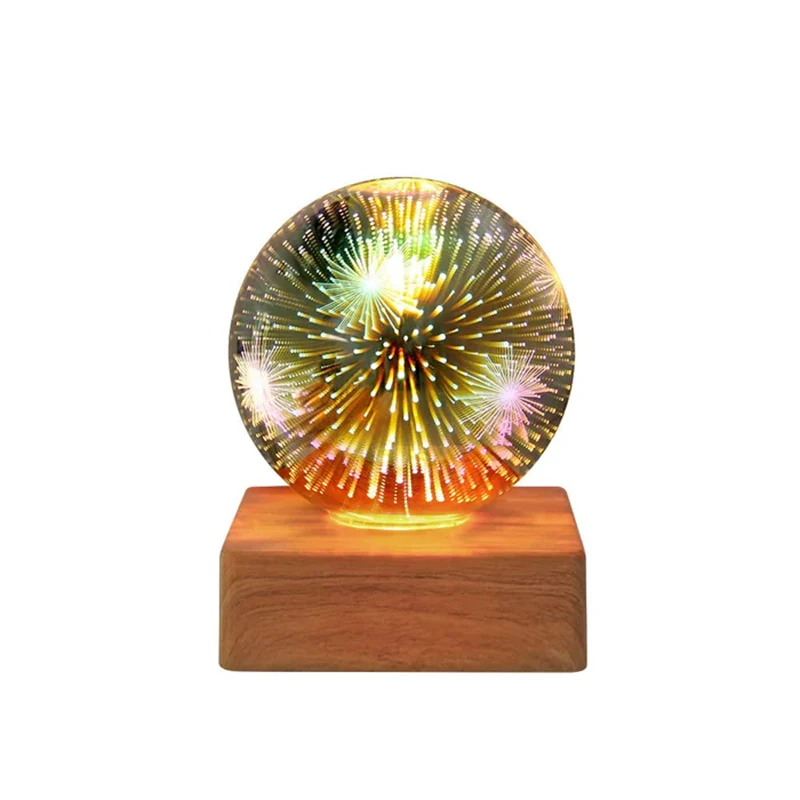 Colorful LED Crystal Ball Night Lamp - Image 8