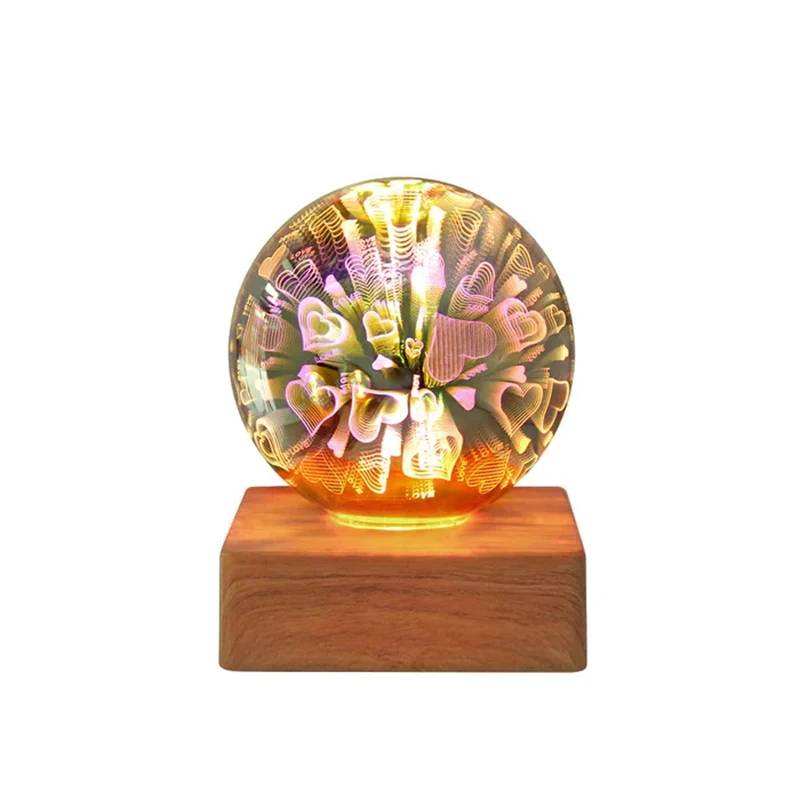 Colorful LED Crystal Ball Night Lamp - Image 9