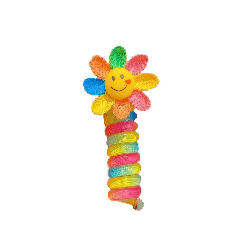 Colorful Telephone Wire Hair Bands for Kids - Image 11