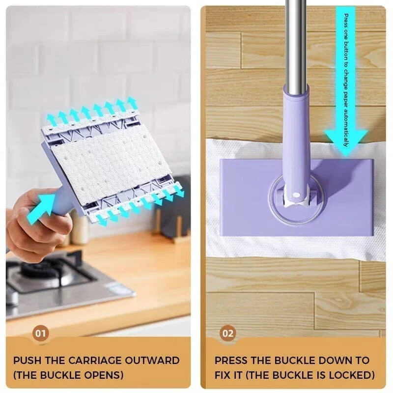 Convenient Cloth Changing Mini Mop - Image 6