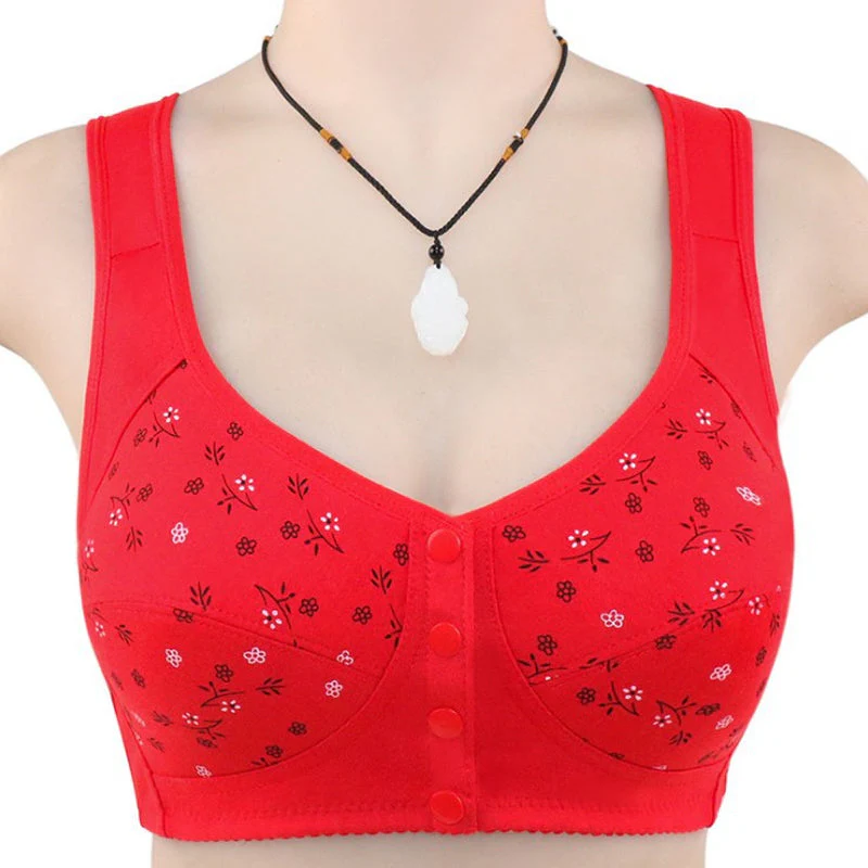 Convenient Front Button Bra - Image 9