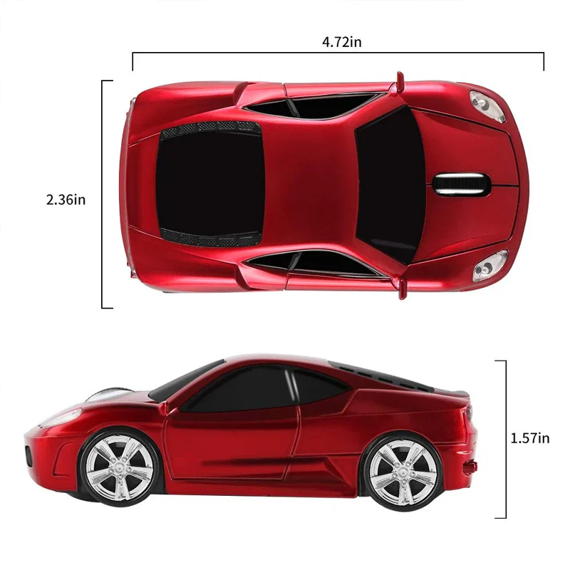 Cool Sport Car Shape Wireless Mouse - Image 14