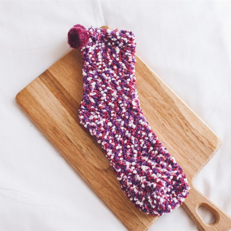 Coral Fleece Cupcake Socks - Image 10