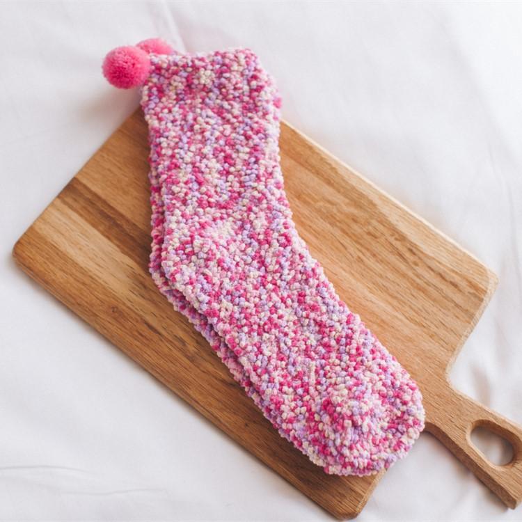 Coral Fleece Cupcake Socks - Image 12