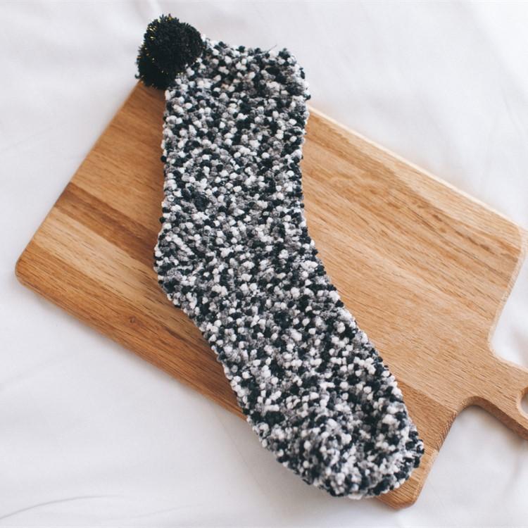 Coral Fleece Cupcake Socks - Image 16