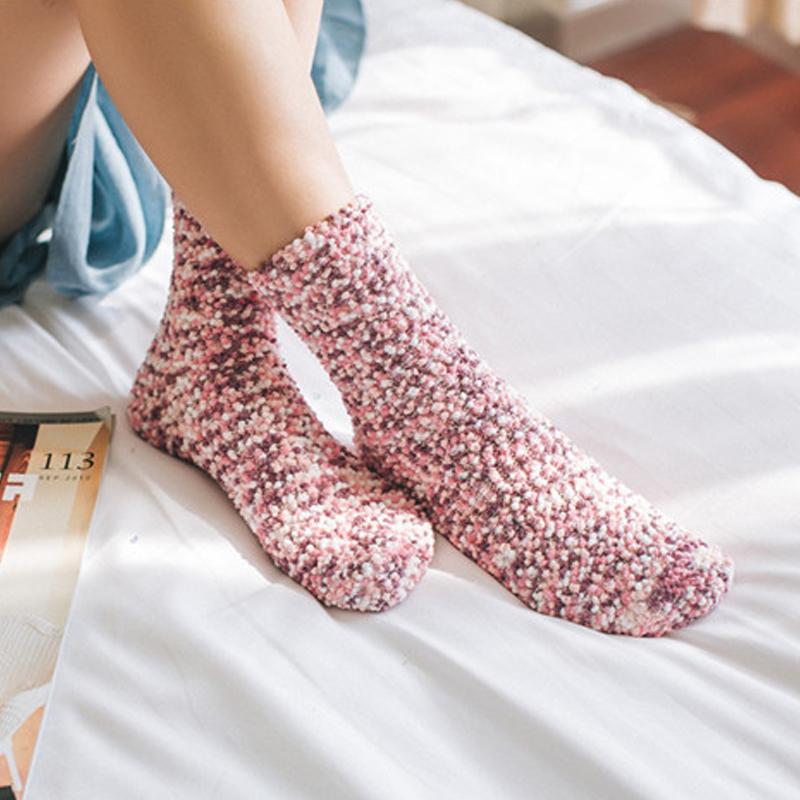 Coral Fleece Cupcake Socks - Image 8