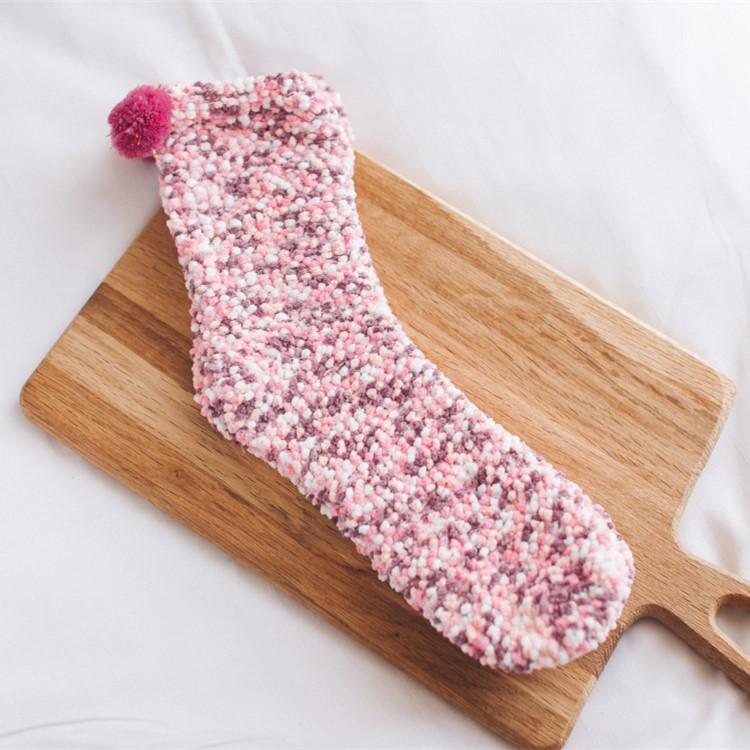 Coral Fleece Cupcake Socks - Image 9