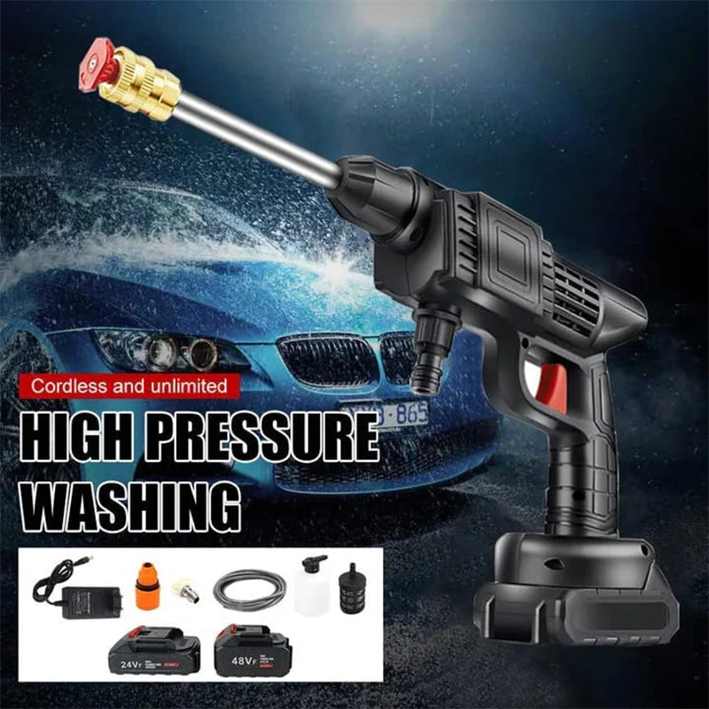 Cordless Portable High Pressure Spray Water Gun - Image 2