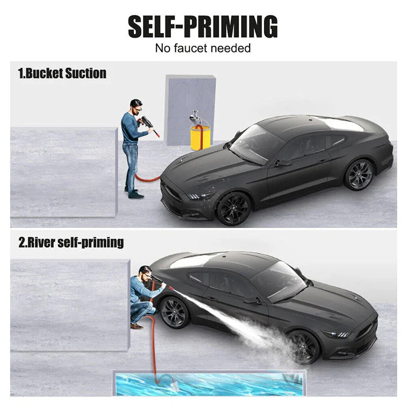 Cordless Portable High Pressure Spray Water Gun - Image 6