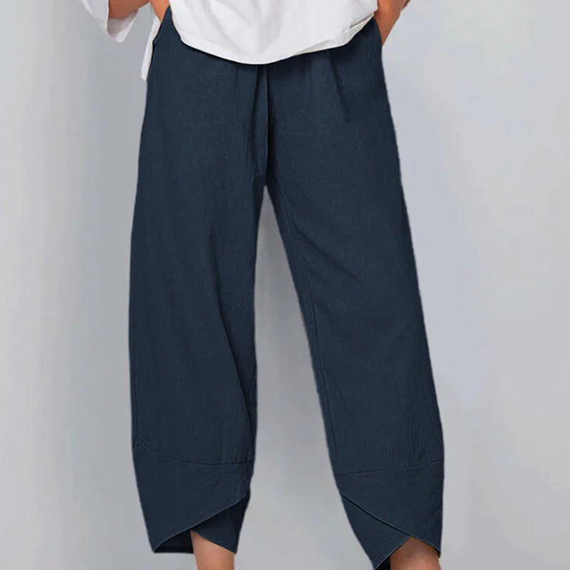 Cotton Linen Casual Pants - Image 3