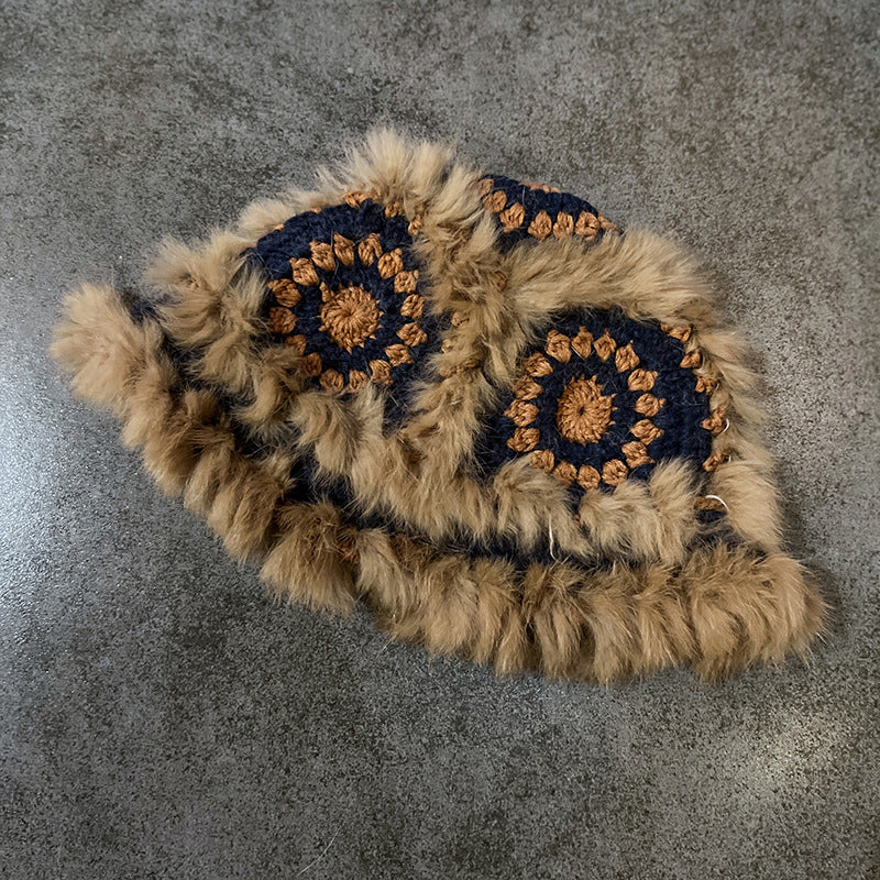 Cozy Handmade Crochet Flower Hat - Image 5