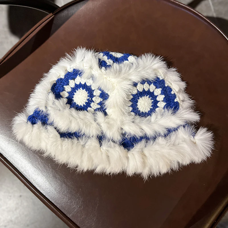 Cozy Handmade Crochet Flower Hat - Image 7