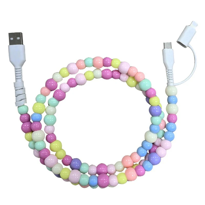 Creative Beaded 2-in-1 Data Cable - Image 16