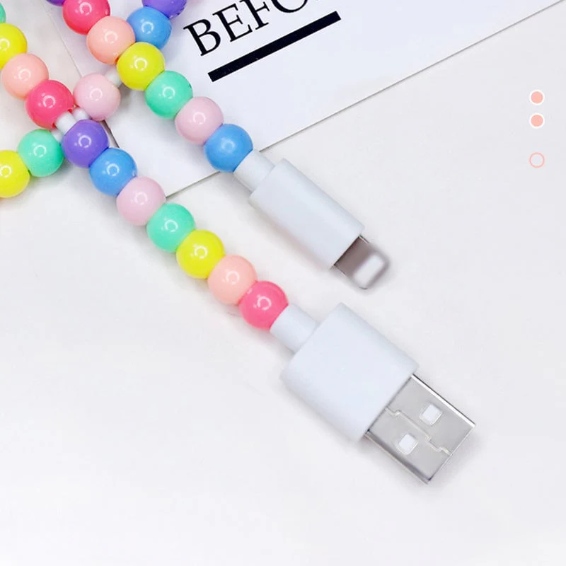 Creative Beaded 2-in-1 Data Cable - Image 5