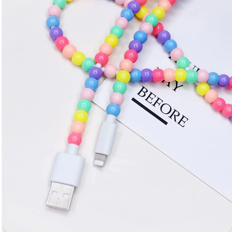Creative Beaded 2-in-1 Data Cable - Image 8