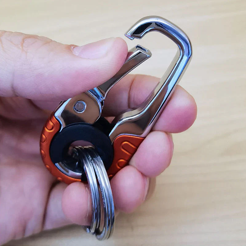 Creative Car Interior Stainless Steel Keychain - Image 3