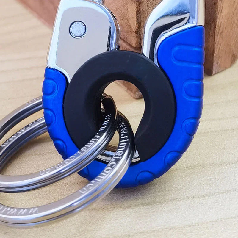 Creative Car Interior Stainless Steel Keychain - Image 4