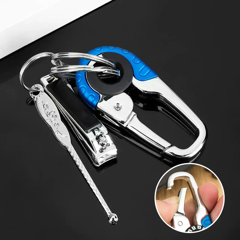 Creative Car Interior Stainless Steel Keychain - Image 9