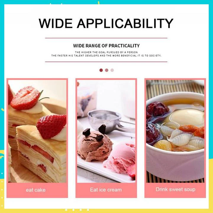Creative Dessert Ice Cream 304 Stainless Steel Spade Spoon - Image 8