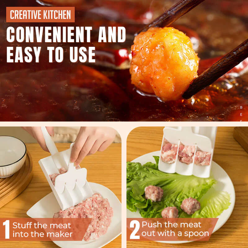 Creative Kitchen Triple Meatball Maker - Image 7