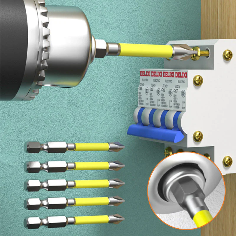 Cross and Slotted Screwdriver Bits for Electricians - Image 10