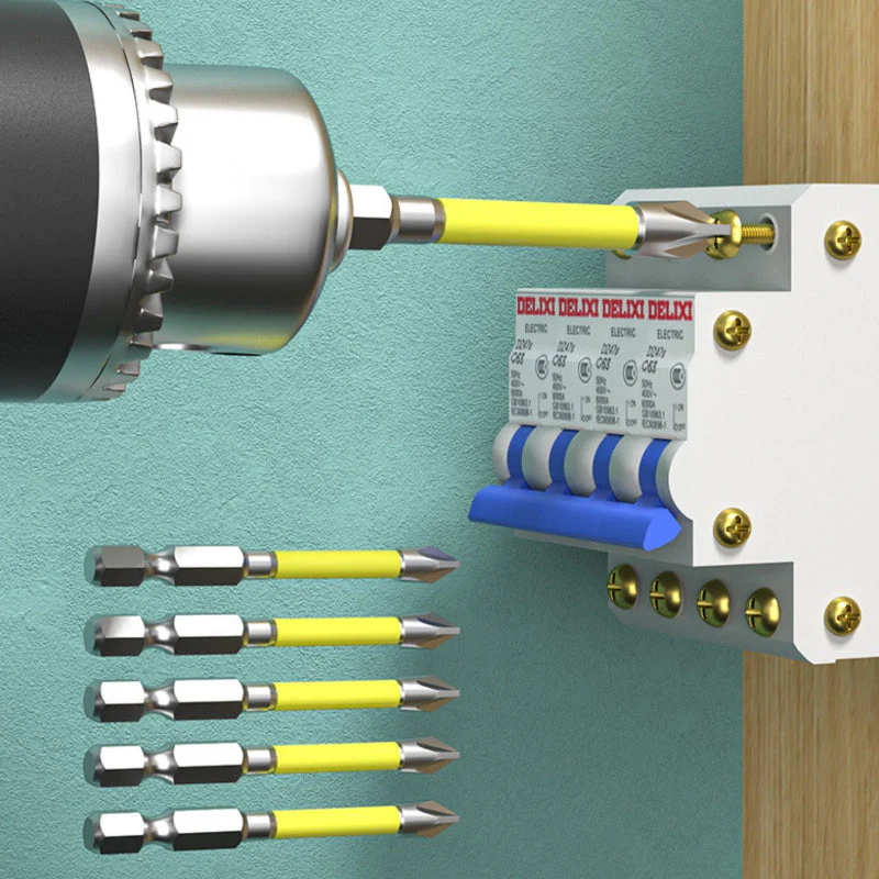 Cross and Slotted Screwdriver Bits for Electricians - Image 8