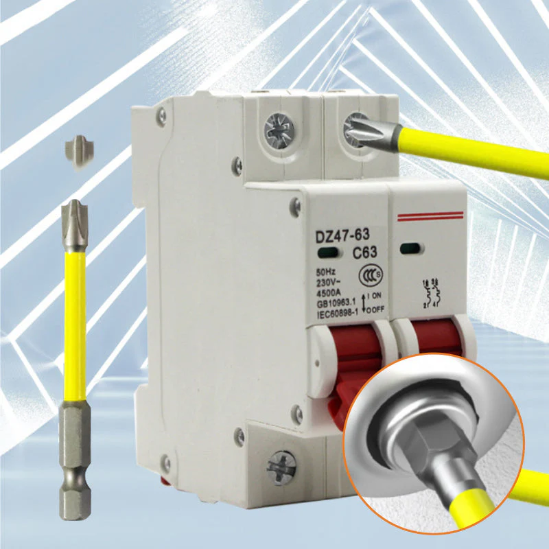 Cross and Slotted Screwdriver Bits for Electricians - Image 9