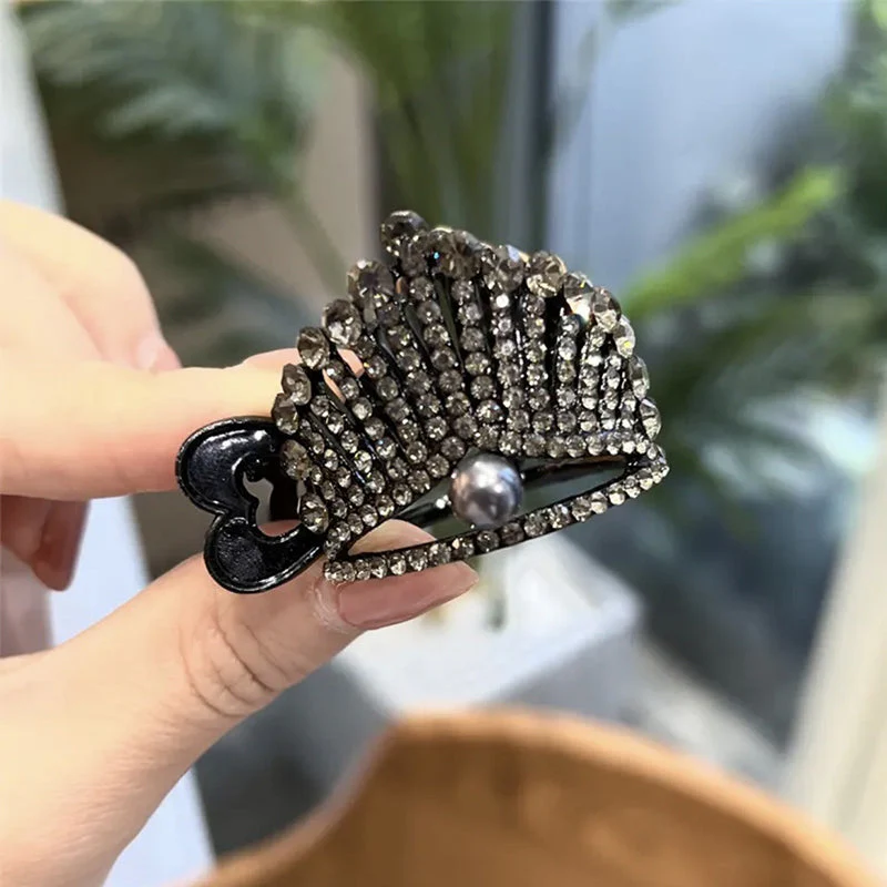 Crown Rhinestone Grab Clip - Image 10