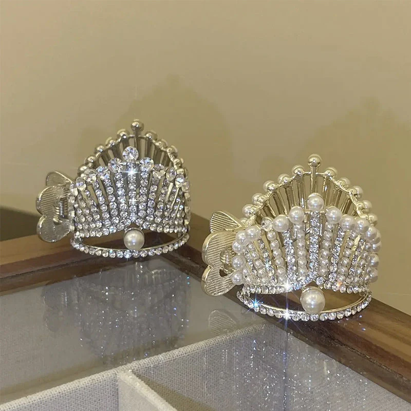 Crown Rhinestone Grab Clip - Image 5