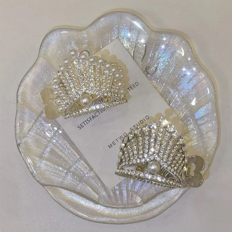 Crown Rhinestone Grab Clip - Image 7