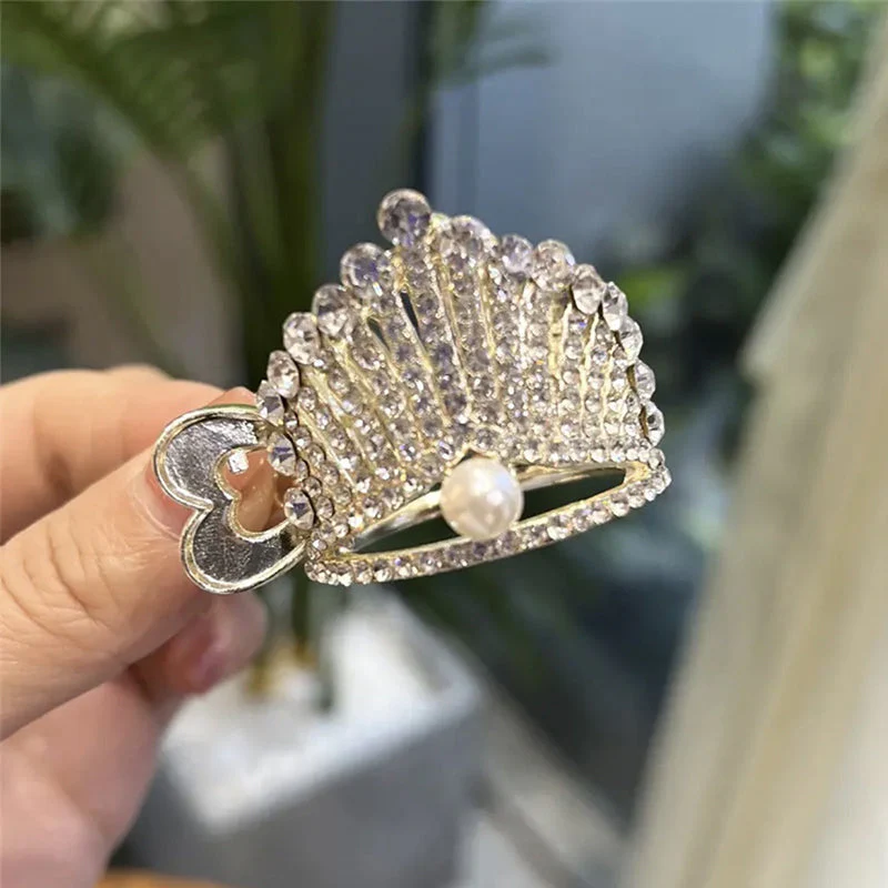 Crown Rhinestone Grab Clip - Image 8
