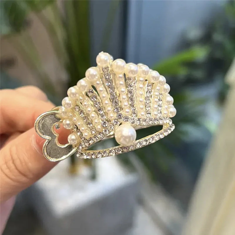 Crown Rhinestone Grab Clip - Image 9