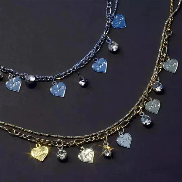 Crystal Encrusted Anklet with Diamond Fringes - Image 3
