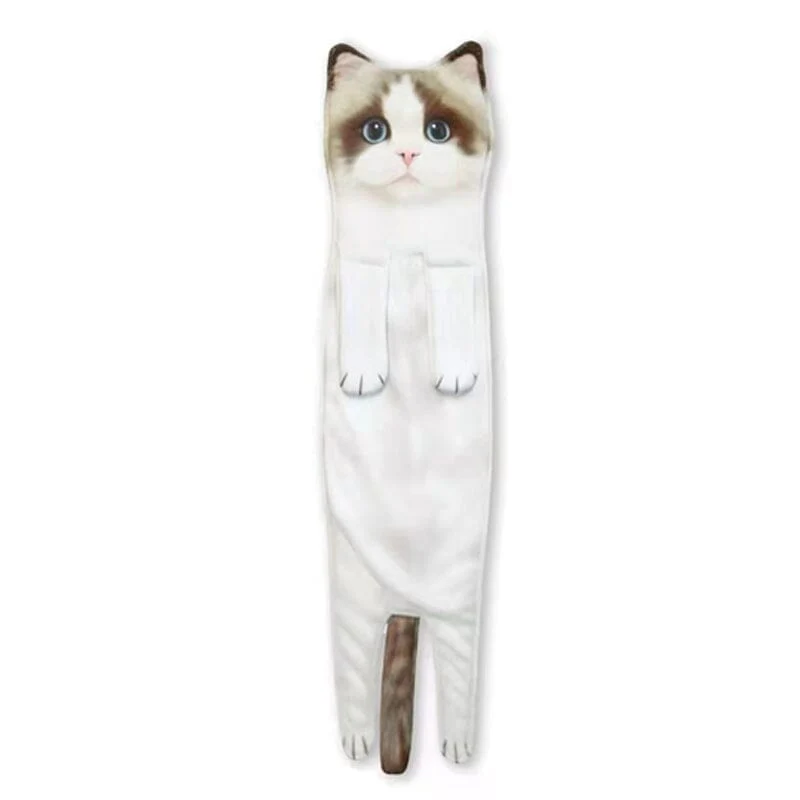 Cute Cat Hand Towel - Image 15