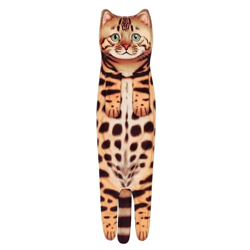 Cute Cat Hand Towel - Image 16