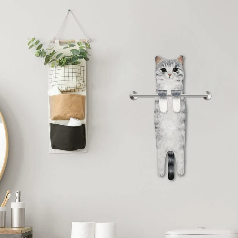 Cute Cat Hand Towel - Image 6